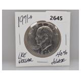 1971-S 40% Silv Ike $1 Dollar