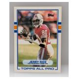 1989 Topps All-Pro #7 Jerry Rice Edges