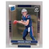 2024 Optic Rated Rookie Drake Maye (Red Back) #3
