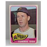 1965 Topps Tommie Sisk High Number 558 Corners