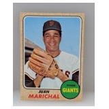 1968 Topps Baseball Juan Marichal HOF 205
