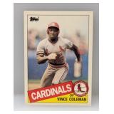 1985 Topps Traded Rookie #24T Vince Coleman
