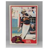 1981 Topps Ozzie Smith #254 Corners/Edges