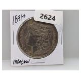 1891-S 90% Silv Morgan $1 Dollar