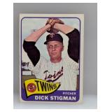 1965 Topps Dick Stigman HN Corners/Edges/Surface