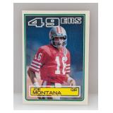 1983 Topps #169 Joe Montana Scratches/Stain