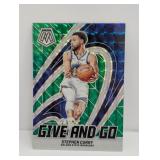 2023-24 Curry Mosaic Give&Go Reactive Green Prizm