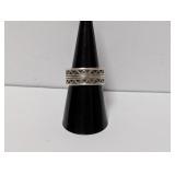 .925 Sterl 7.5G Wave Band Sz 7.5