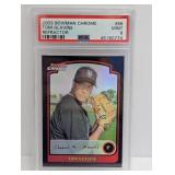 2003 Tom Glavine Bowman Chrome Refractor #68 PSA 9