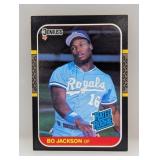 1987 Donruss Rated Rookie Bo Jackson RC 35 Corners