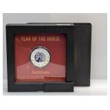 2026 1oz .999 Silv Yr of the Horse $1 Dollar