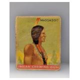 1933 Goudey Gum Chief Massasoit INDIAN GUM Damage