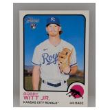 2022 Bobby Witt Jr. Topps Heritage RC Corner/Edge