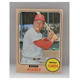 1968 Topps Baseball Roger Maris Creases/Corners