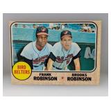 1968 Topps Robinson/Robinson HN Surface/Corners
