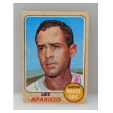 1968 Topps Baseball Luis Aparicio HOF 310 Damage