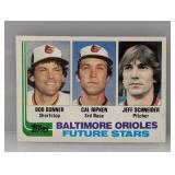 1982 Topps Bonner Ripken Schneider Edges/Stain