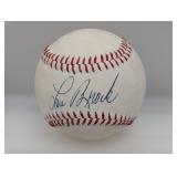 Lou Brock Autographed NBS Baseball