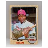1968 Topps Baseball Richie Allen HOF Stain/Corners
