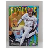2025 James Wood Topps Chrome Fortune 15 Ref RC
