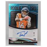 2024 NFL Cert RC Blue RC 9/15 Auto Troy Franklin