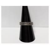 .925 Sterl "WWJD" Band Sz 8