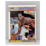 1987 Fleer #58 Vinnie Johnson Corners/Edges