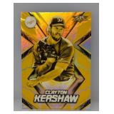 2017 Clayton Kershaw Topps Fire Gold Minted #120