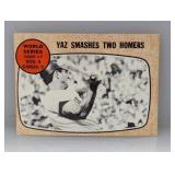 1968 Topps WSG 2 YASTRZEMSKI SMASHES 2 HOMERS Edge