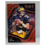 2022 Select DP Red Lazer Prizm Tom Brady #130