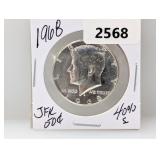 1968 40% Silv JFK Half $1 Dollar