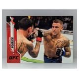 2020 UFC Topps Ruby Red 7/8 Dustin Poirier Edges
