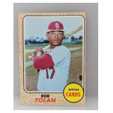 1968 Topps Baseball Bob Tolan 84 Corners