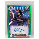 2023 Gonzalez Topps Finest RCs Green Ref Auto /99