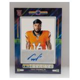 2024 NFL Instants 19/25 Auto RC Troy Franklin