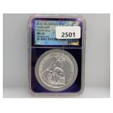 NGC 2022 MS70 1oz .999 Silv Linden Leaf