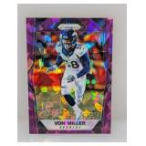 2017 NFL Prizm Purple Cracked Ice 36/75 Von Miller