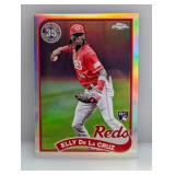 2024 De La Cruz Topps Chrome Silver Pack RC Ref RC