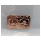 1oz .999 Copper $1 Bar