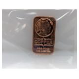 1oz .999 Copper Indian Bar