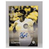 2025 Topps Black White Yellow Auto /75 Alcantara