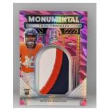 2024 NFL Spectra Patch Pink 7/15 RC Troy Franklin