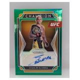 2022 UFC Prizm Green Champion Signatures Oliveira