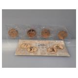 2008 (4) 1st Spouse Bronze Medal Set