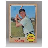 1968 Topps Baseball Al Kaline HOF 240 Corners
