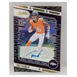 2024 NFL Absolute Purple 5/5 Auto RC Troy Franklin