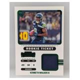 2022 Contenders Green Kenneth Walker Rookie Relic