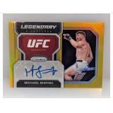 2023 UFC Prizm Gold Auto 6/10 Michael Bisping