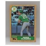 1987 Topps Mark McGwire RC #366 Corner/Print Line