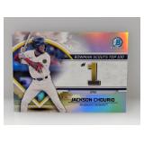2023 Bowman Chrome Top 100 Jackson Chourio #1